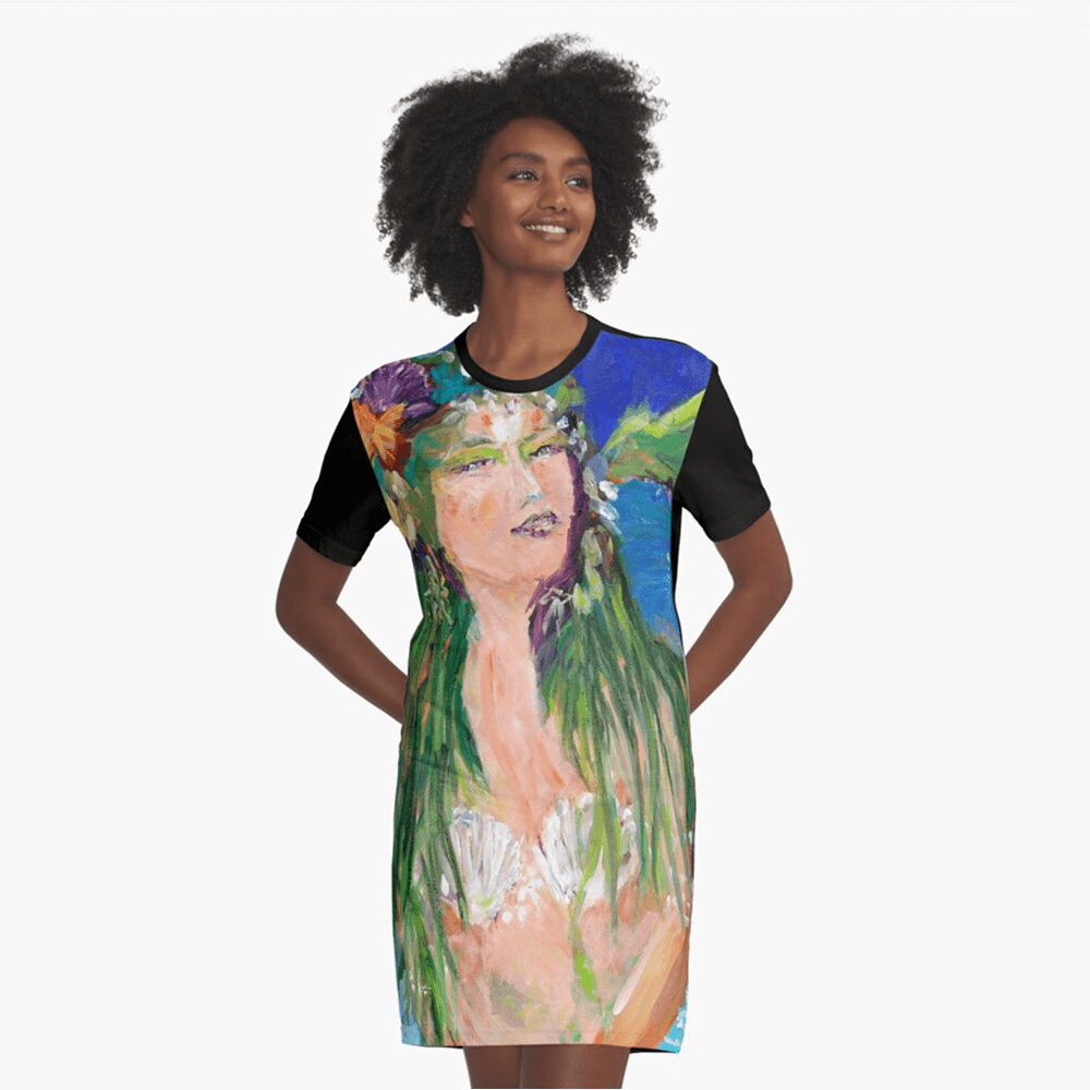 Mermaid T shirt Dress